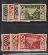 French Colonies and French Area - Lebanon #C49-55 NH F - VF